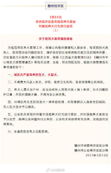 贛州公園犬只傷人事件通報(bào)，責(zé)任追究與防范措施的反思