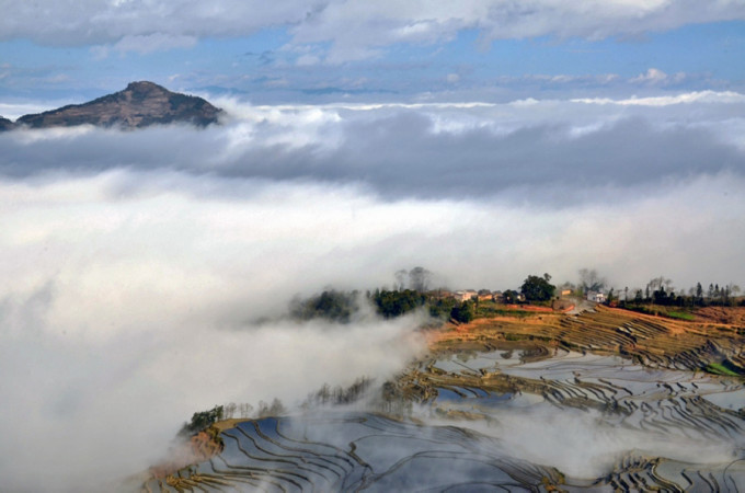 黃昏的山谷