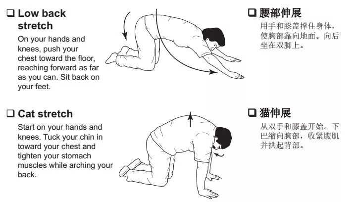 利用運動減少背部疼痛的技巧